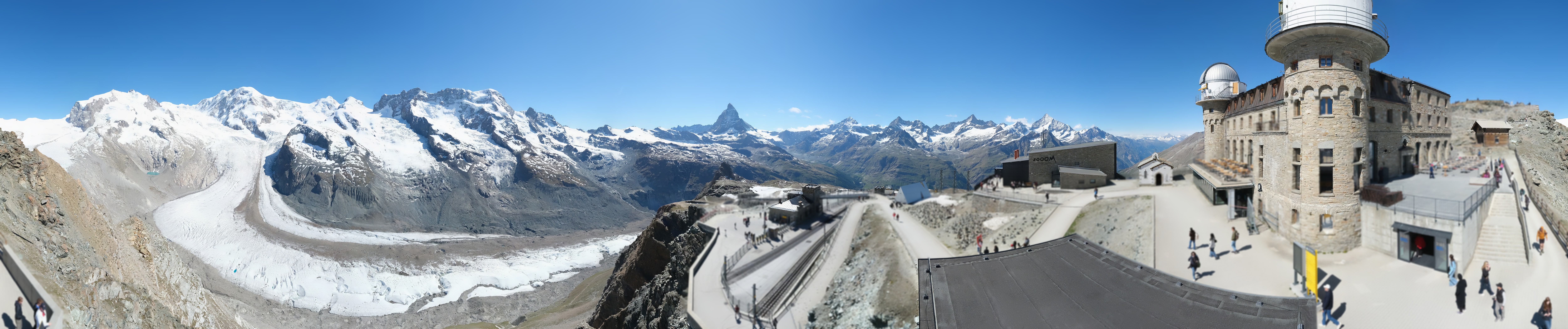 Archiv Foto Webcam Gornergrat Kulm Zermatt