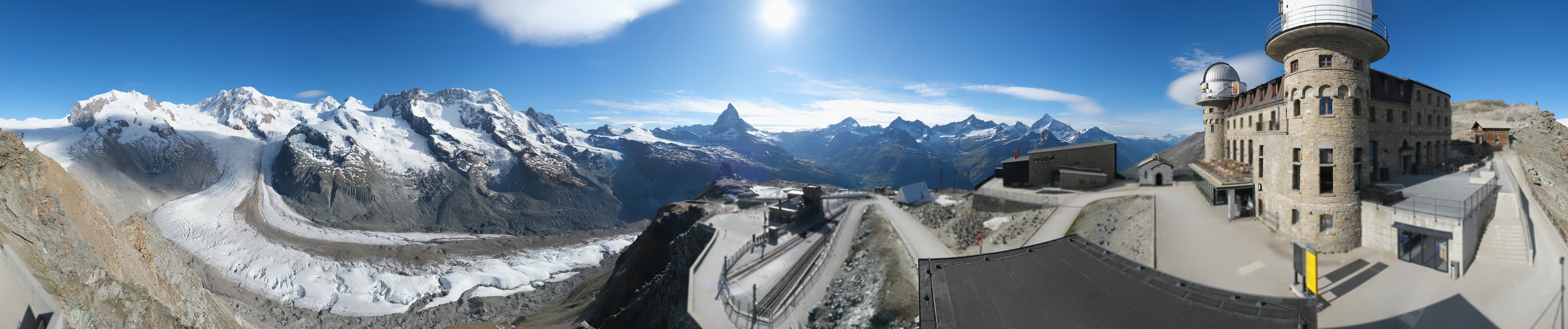Archiv Foto Webcam Gornergrat Kulm Zermatt