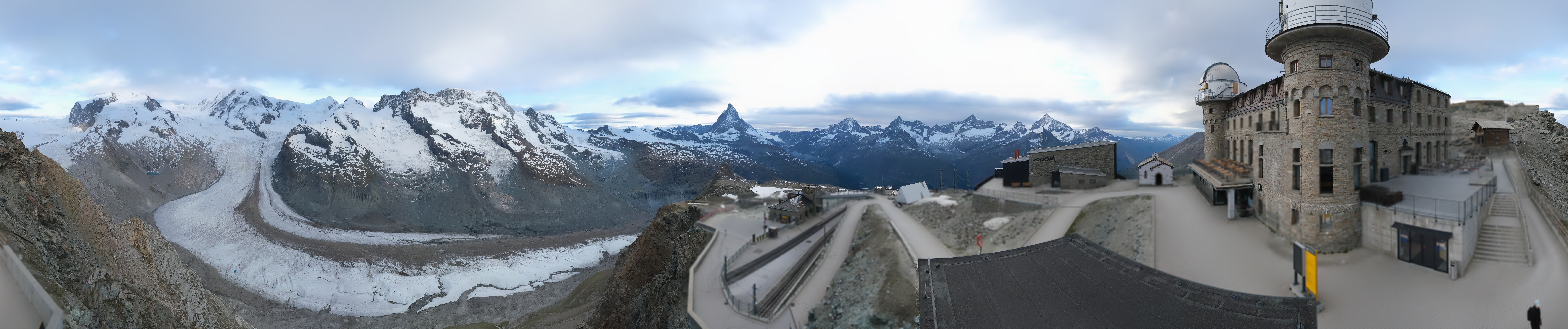 Archiv Foto Webcam Gornergrat Kulm Zermatt