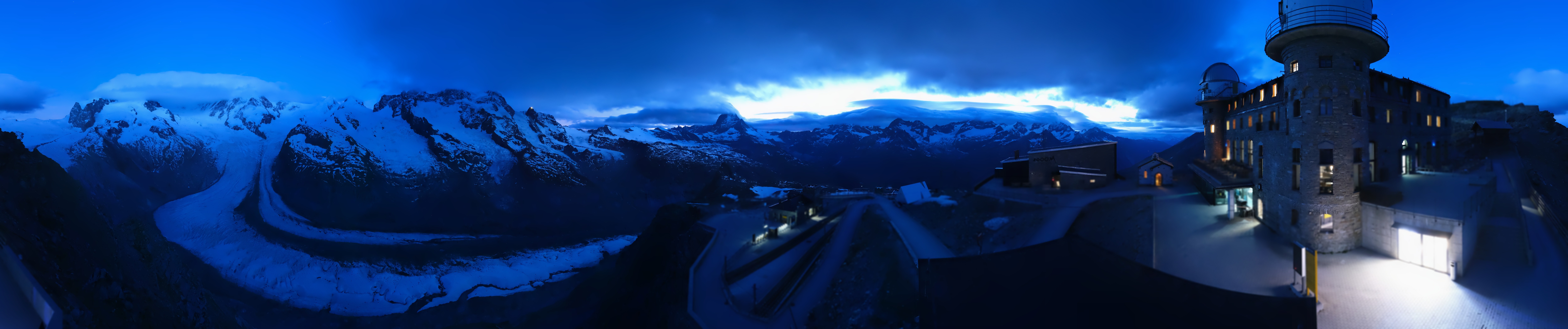 Archiv Foto Webcam Gornergrat Kulm Zermatt