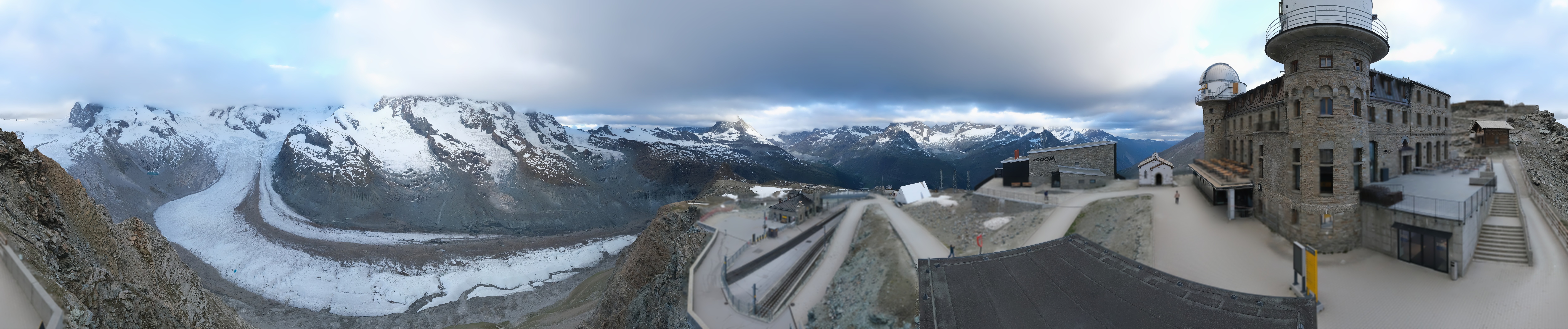 Archiv Foto Webcam Gornergrat Kulm Zermatt