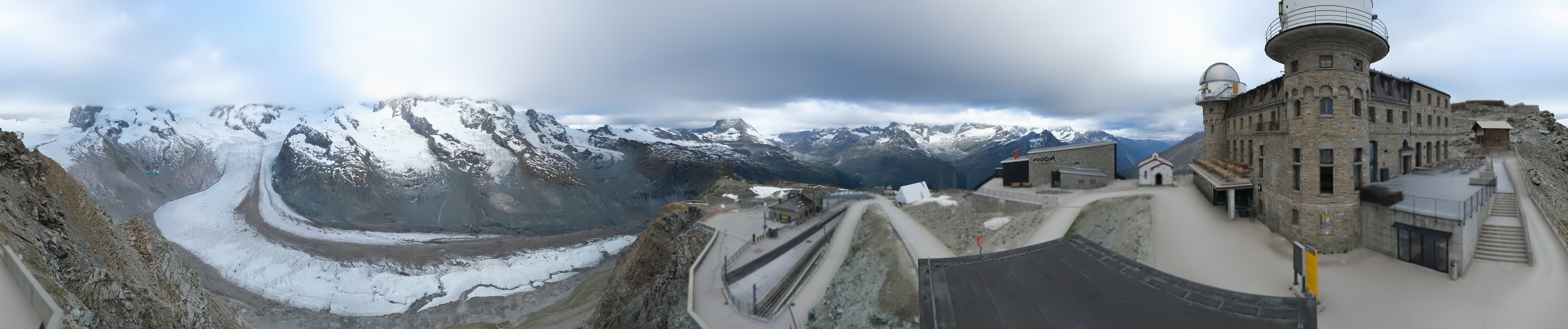 Archiv Foto Webcam Gornergrat Kulm Zermatt