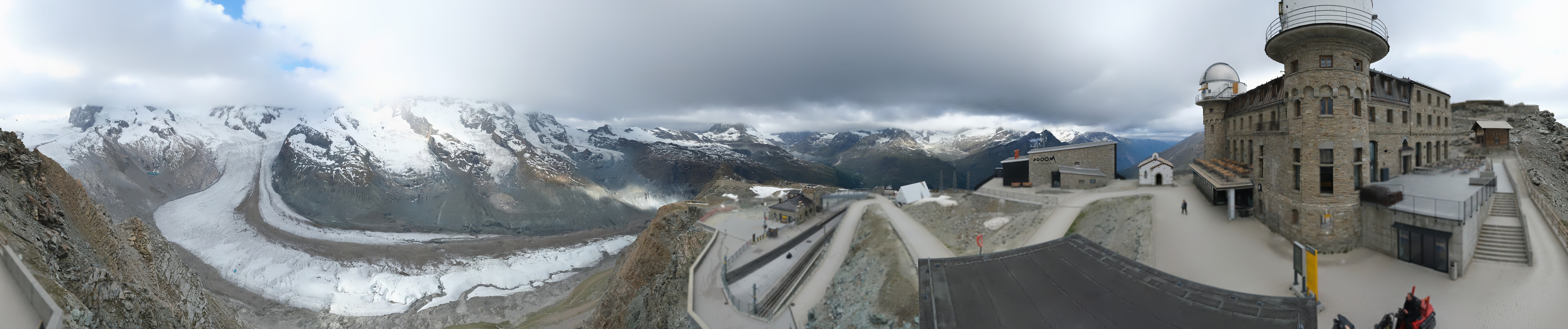 Archiv Foto Webcam Gornergrat Kulm Zermatt