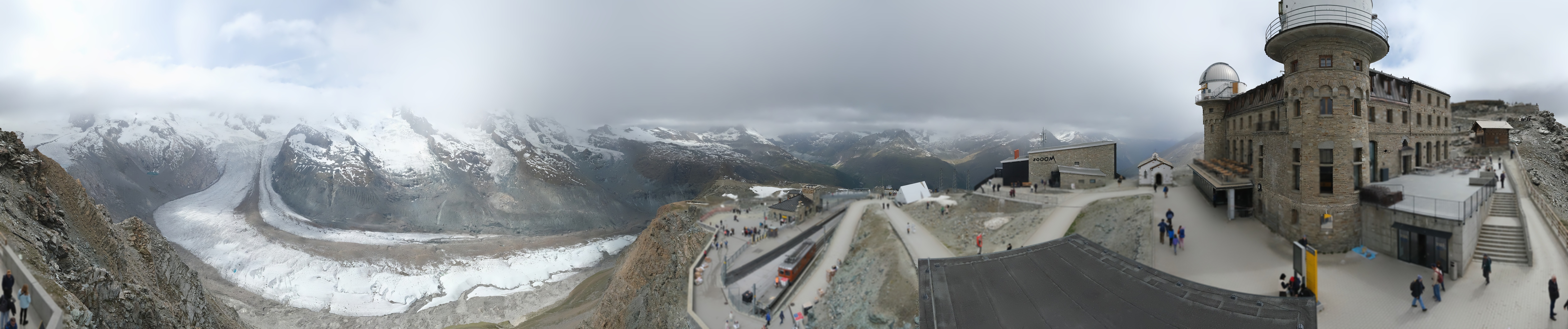 Archiv Foto Webcam Gornergrat Kulm Zermatt