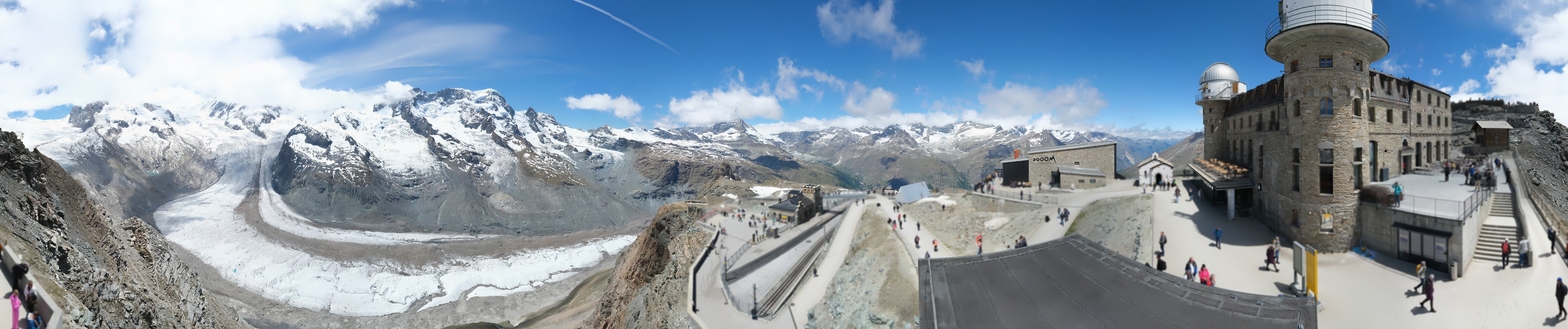 Archiv Foto Webcam Gornergrat Kulm Zermatt