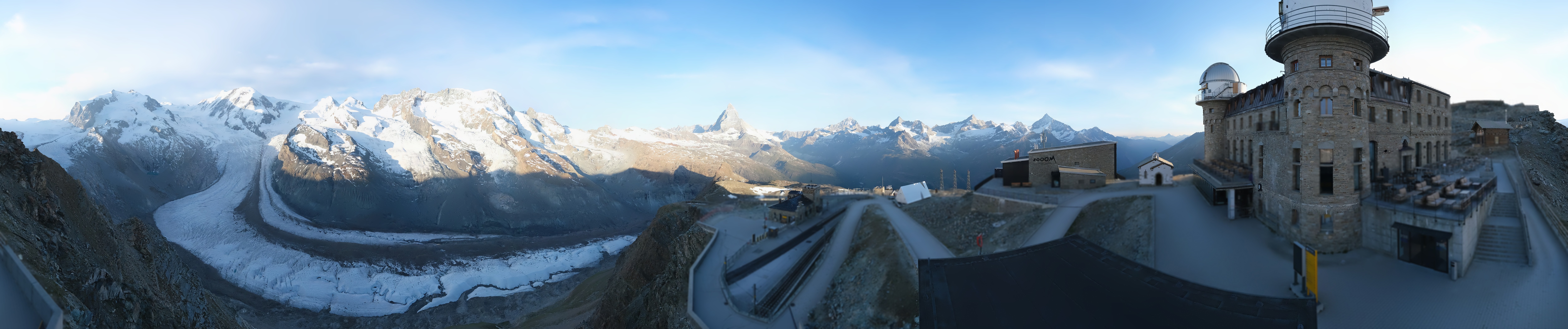 Archiv Foto Webcam Gornergrat Kulm Zermatt