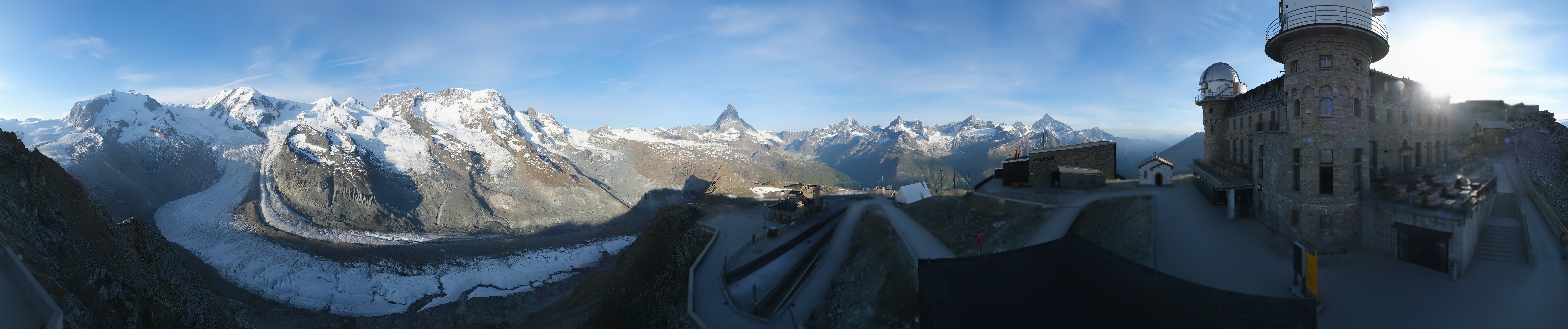 Archiv Foto Webcam Gornergrat Kulm Zermatt