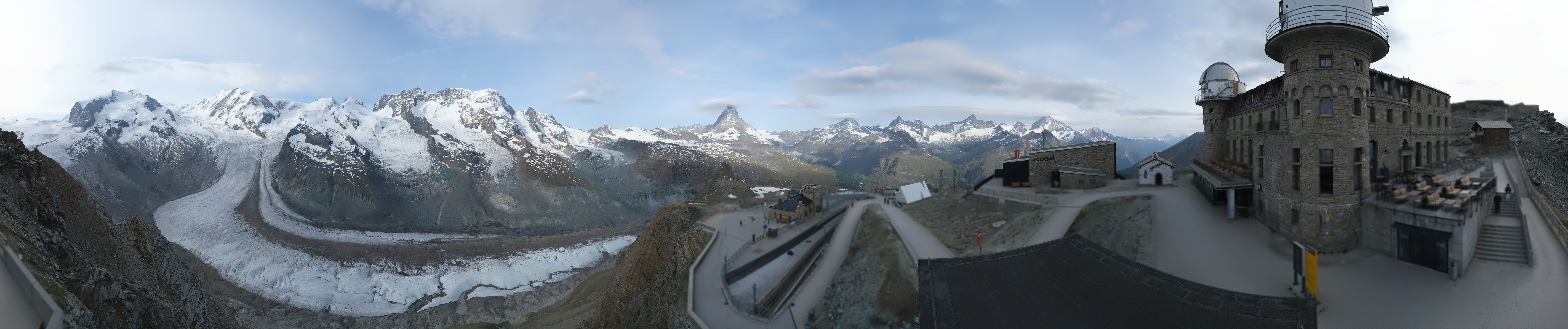 Archiv Foto Webcam Gornergrat Kulm Zermatt