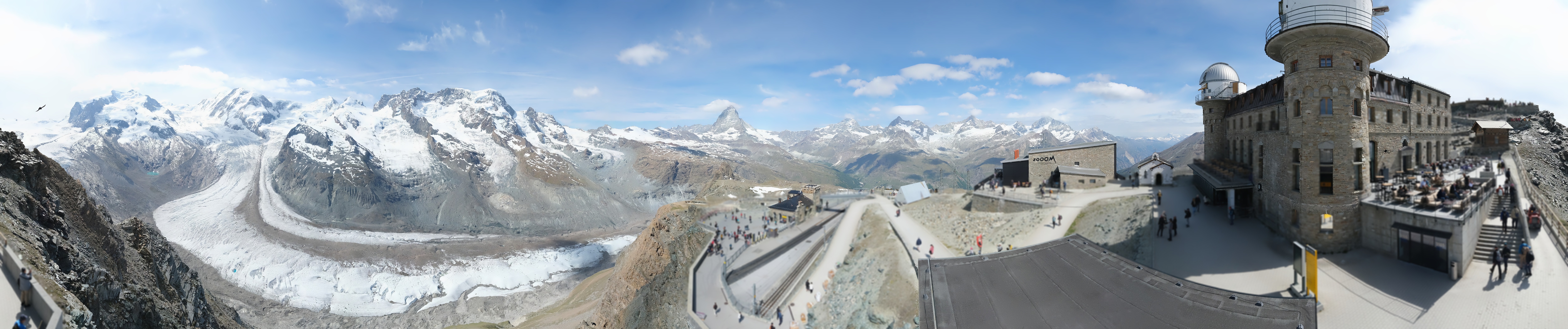 Archiv Foto Webcam Gornergrat Kulm Zermatt