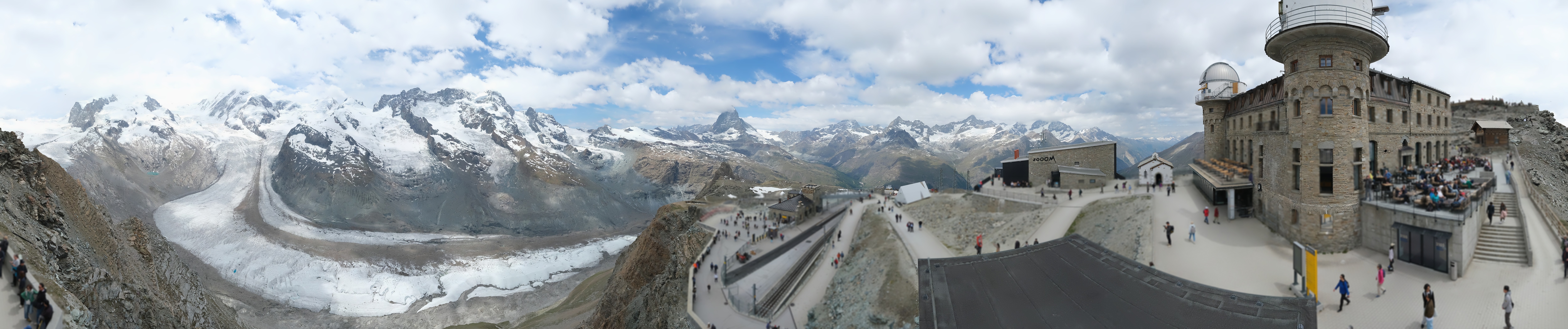 Archiv Foto Webcam Gornergrat Kulm Zermatt