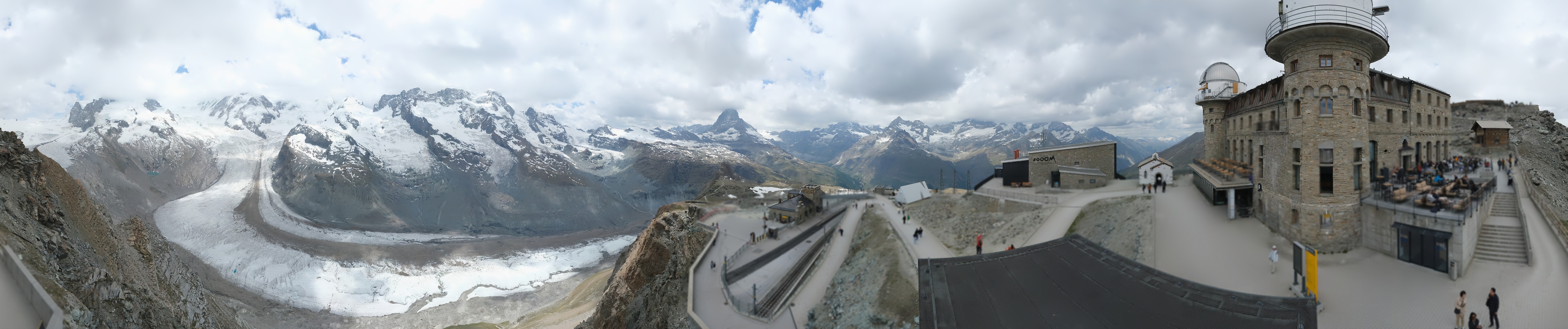 Archiv Foto Webcam Gornergrat Kulm Zermatt