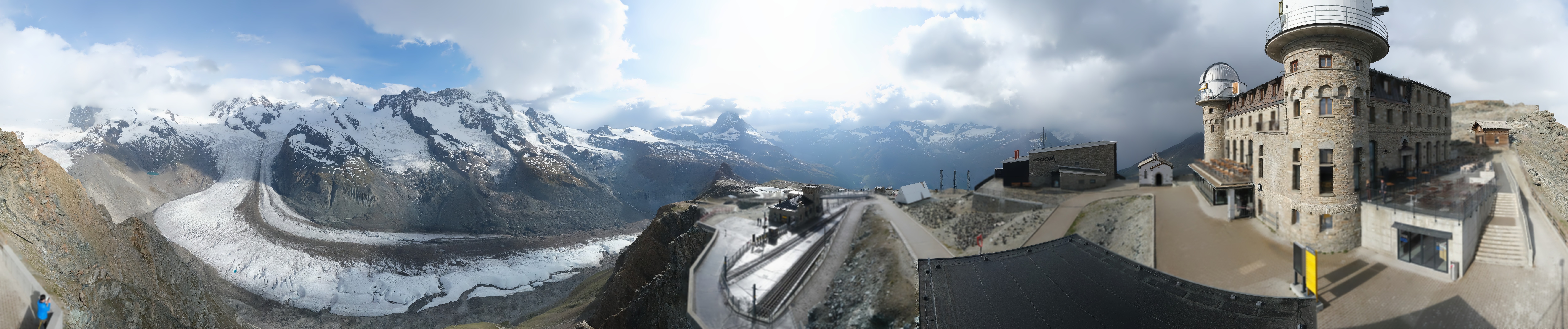 Archiv Foto Webcam Gornergrat Kulm Zermatt