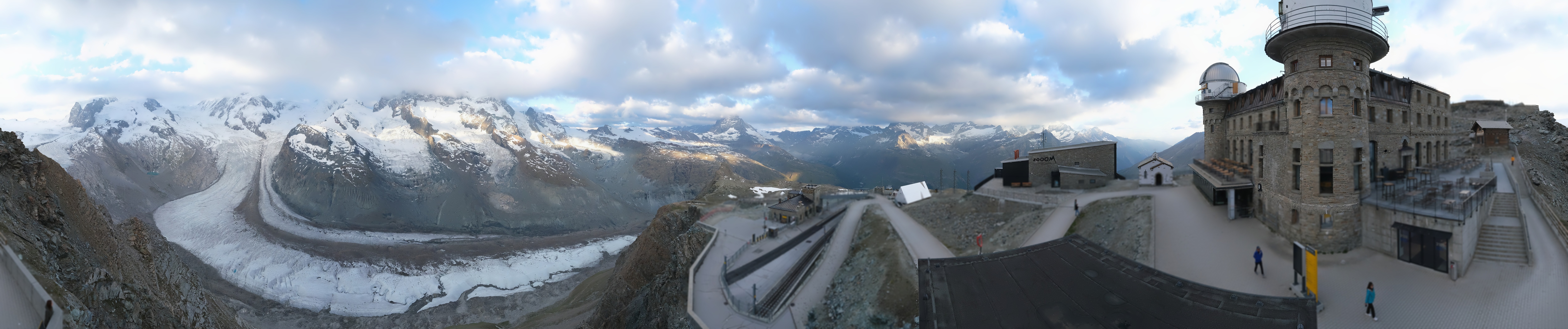 Archiv Foto Webcam Gornergrat Kulm Zermatt