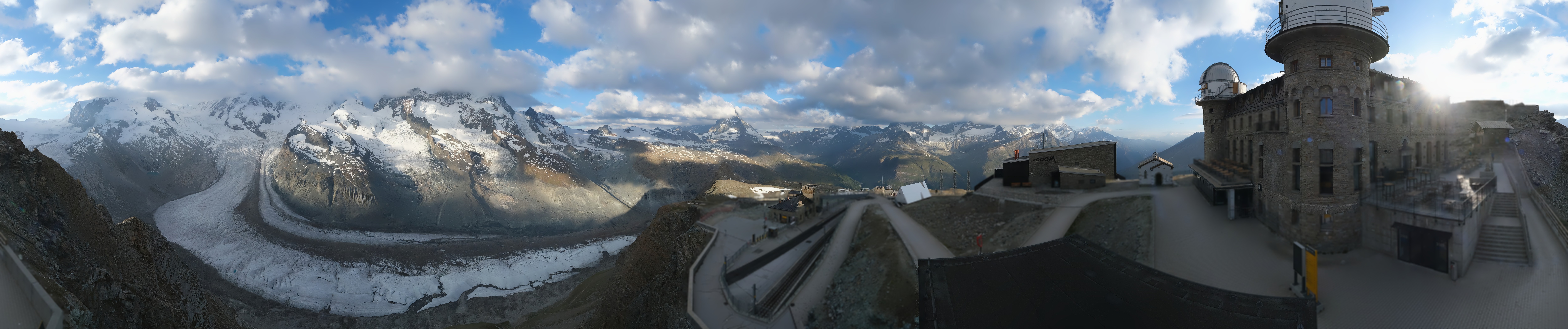 Archiv Foto Webcam Gornergrat Kulm Zermatt