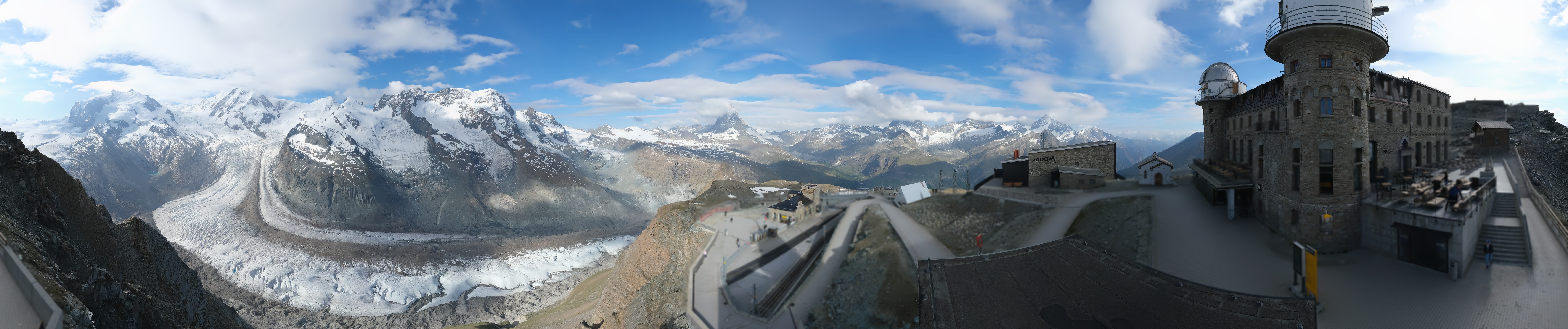 Archiv Foto Webcam Gornergrat Kulm Zermatt