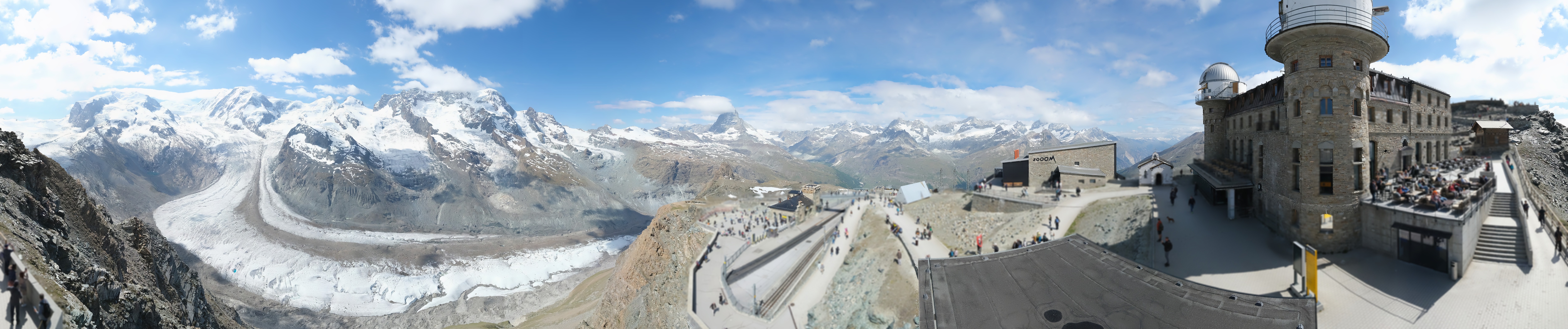 Archiv Foto Webcam Gornergrat Kulm Zermatt