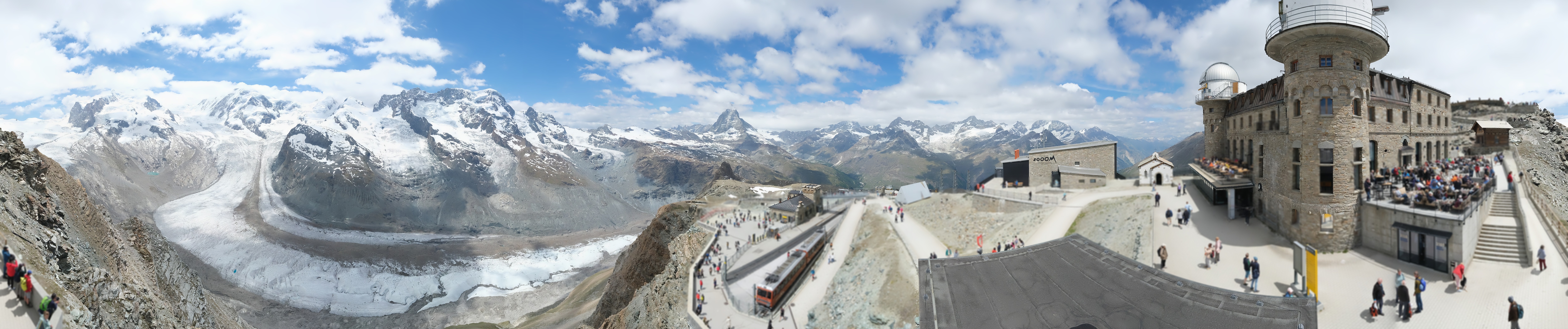 Archiv Foto Webcam Gornergrat Kulm Zermatt