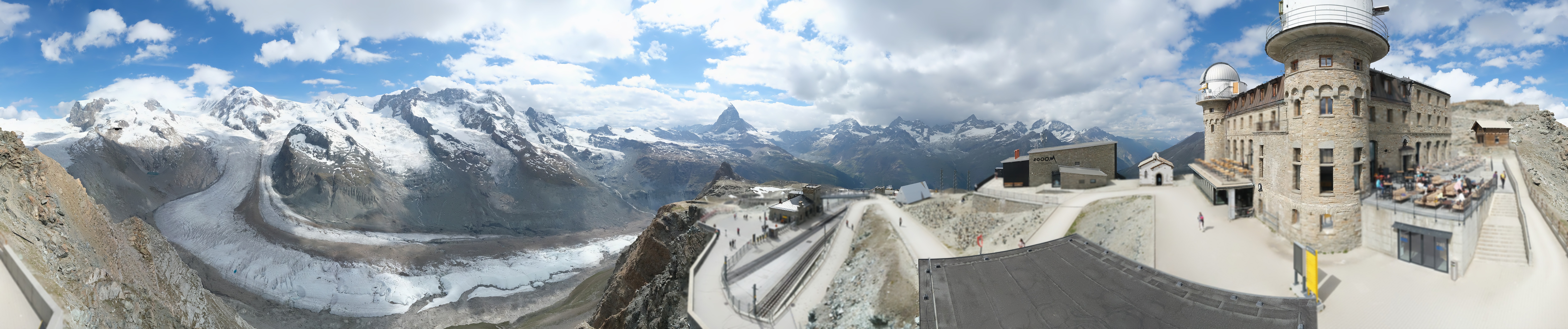 Archiv Foto Webcam Gornergrat Kulm Zermatt