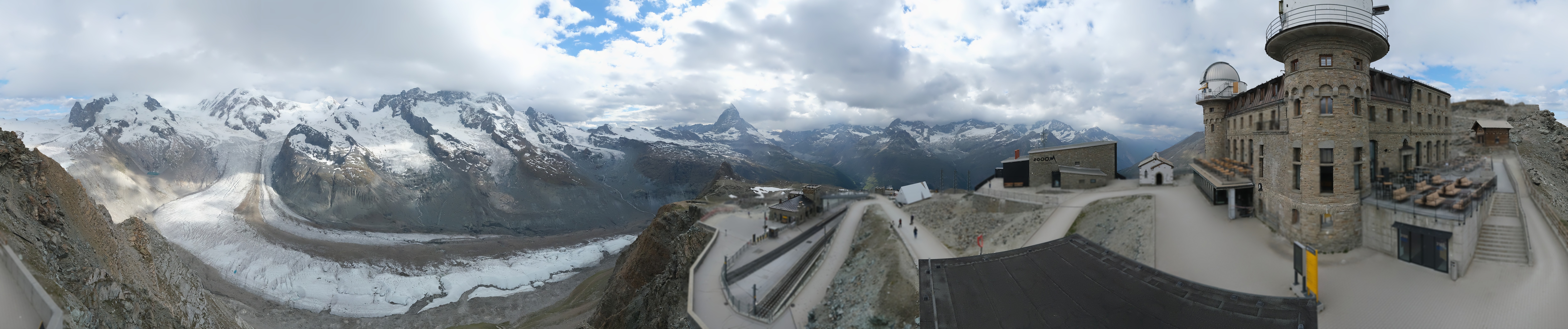 Archiv Foto Webcam Gornergrat Kulm Zermatt