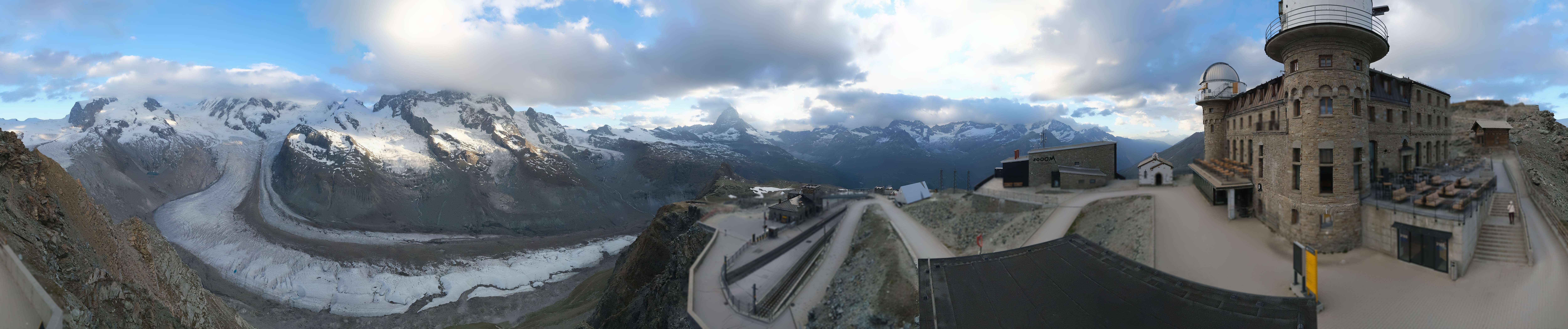 Archiv Foto Webcam Gornergrat Kulm Zermatt