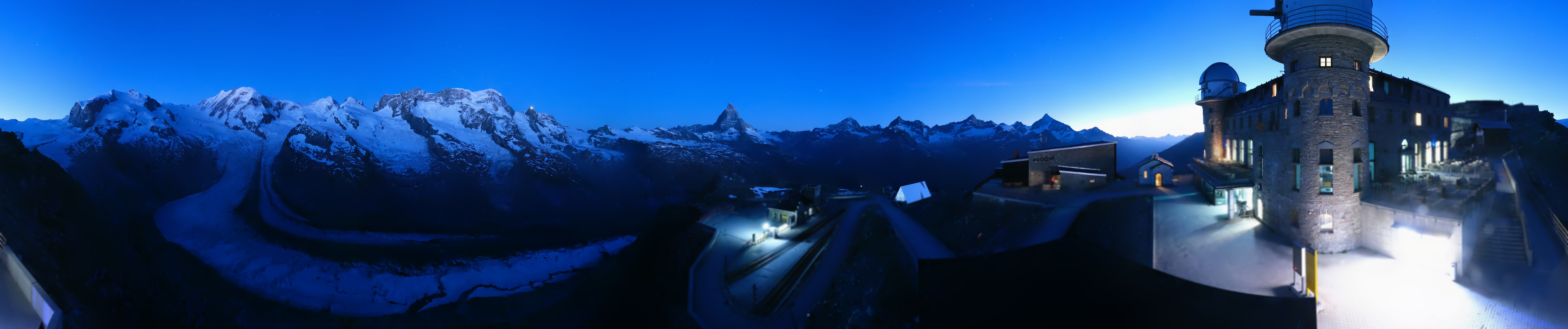Archiv Foto Webcam Gornergrat Kulm Zermatt