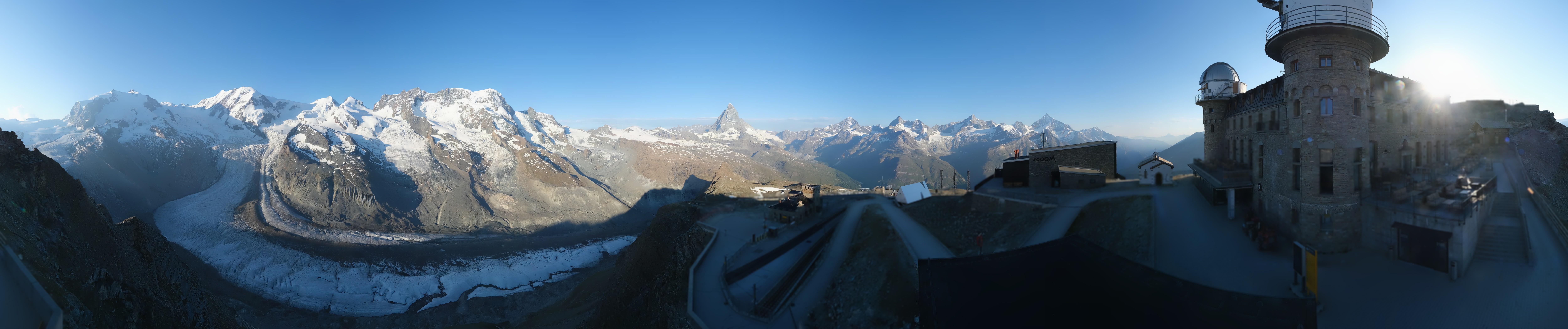 Archiv Foto Webcam Gornergrat Kulm Zermatt