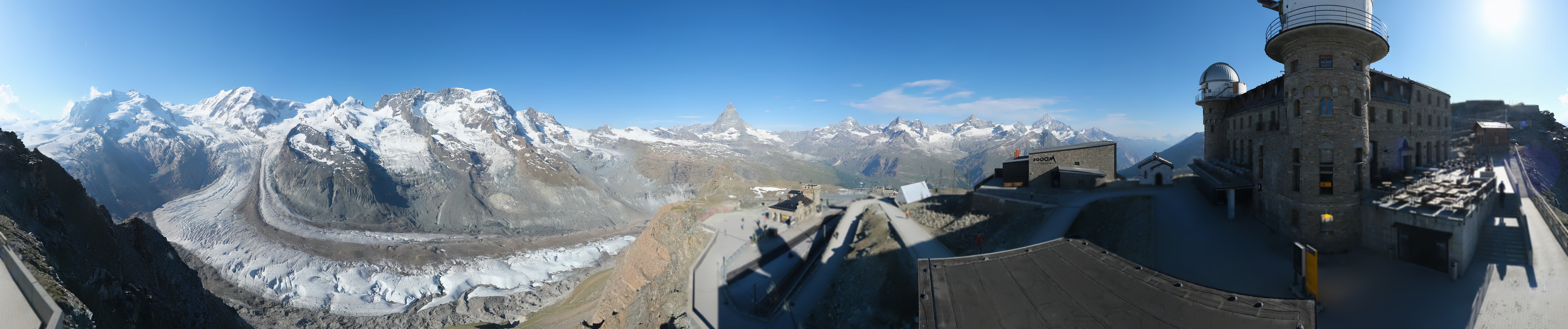 Archiv Foto Webcam Gornergrat Kulm Zermatt