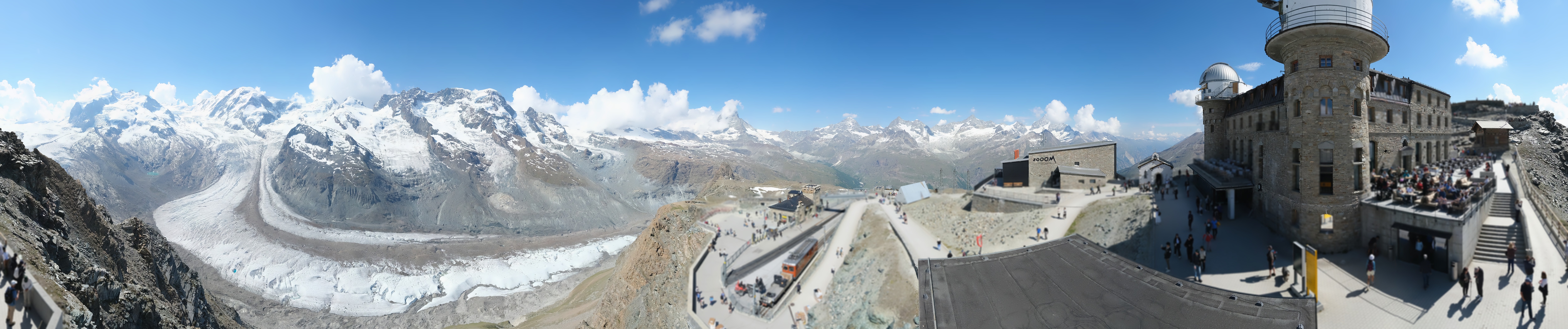 Archiv Foto Webcam Gornergrat Kulm Zermatt