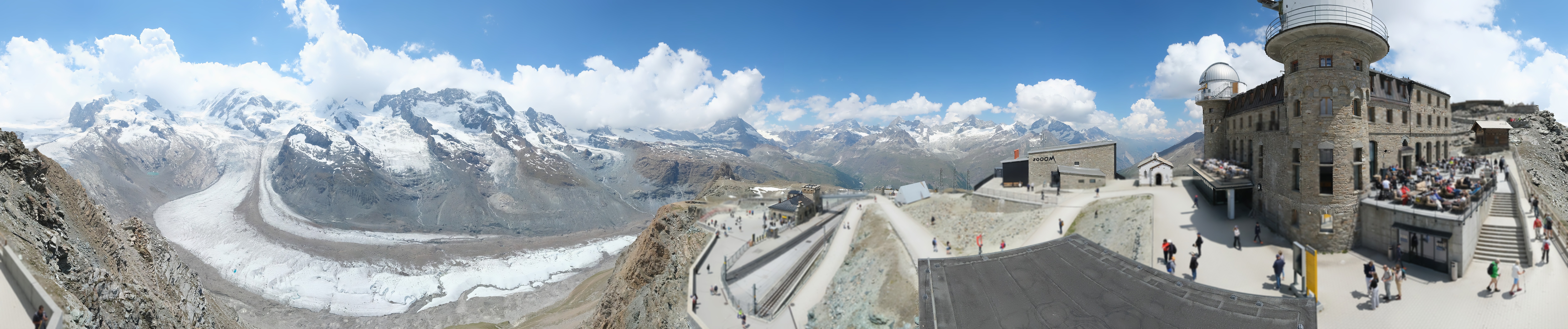 Archiv Foto Webcam Gornergrat Kulm Zermatt
