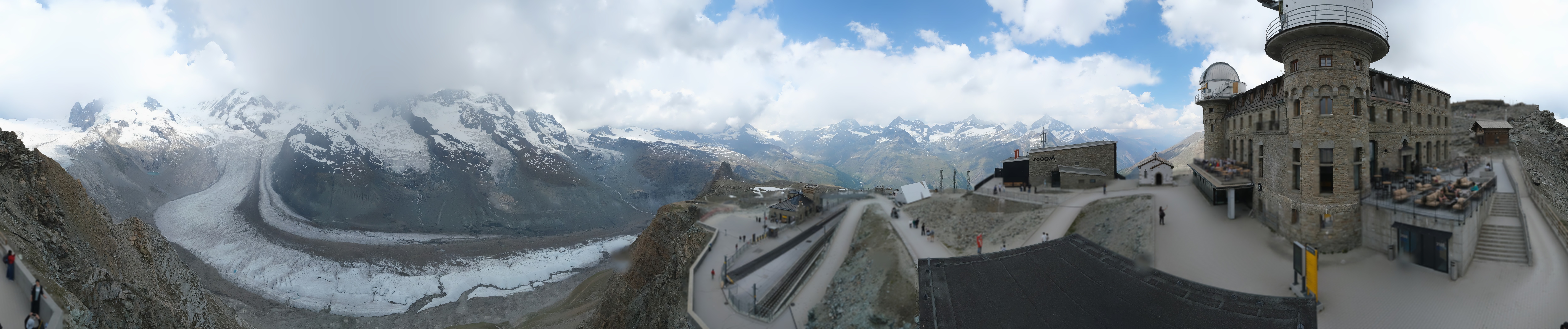 Archiv Foto Webcam Gornergrat Kulm Zermatt