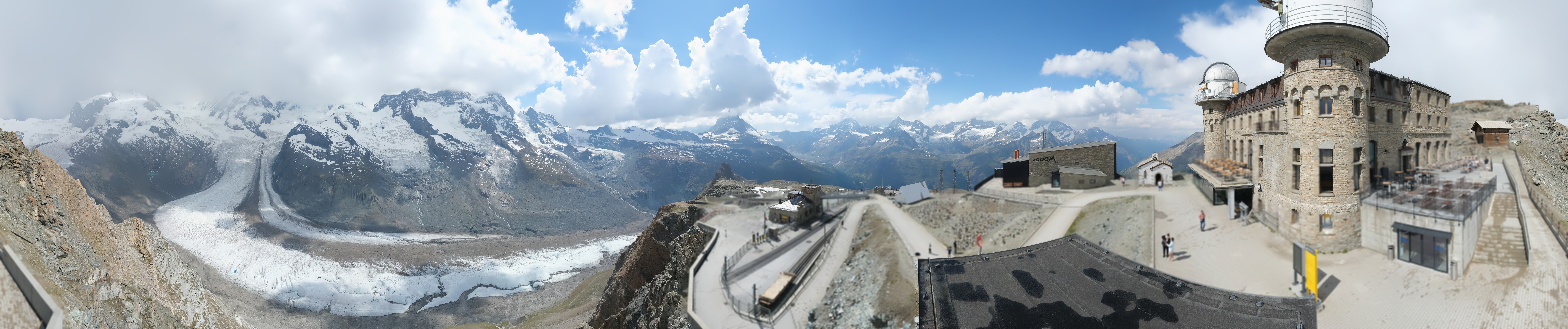 Archiv Foto Webcam Gornergrat Kulm Zermatt