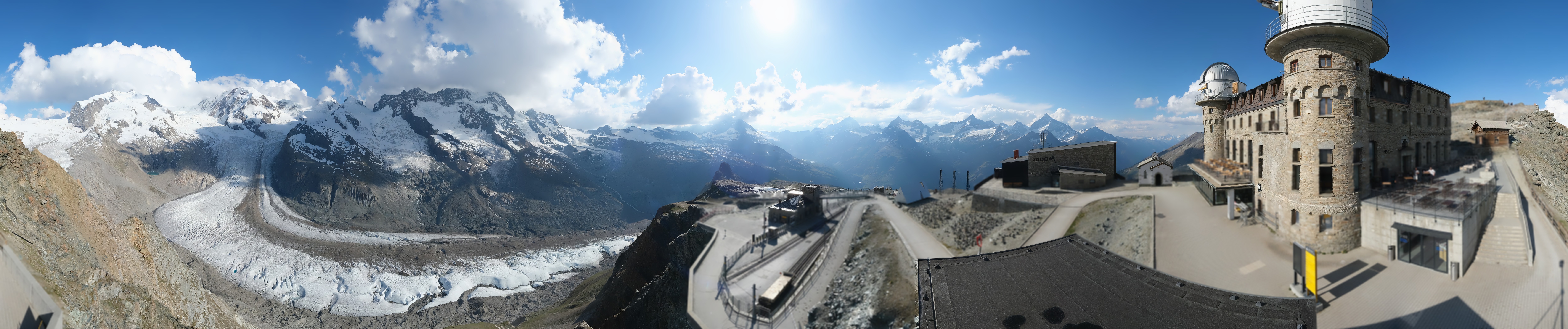Archiv Foto Webcam Gornergrat Kulm Zermatt