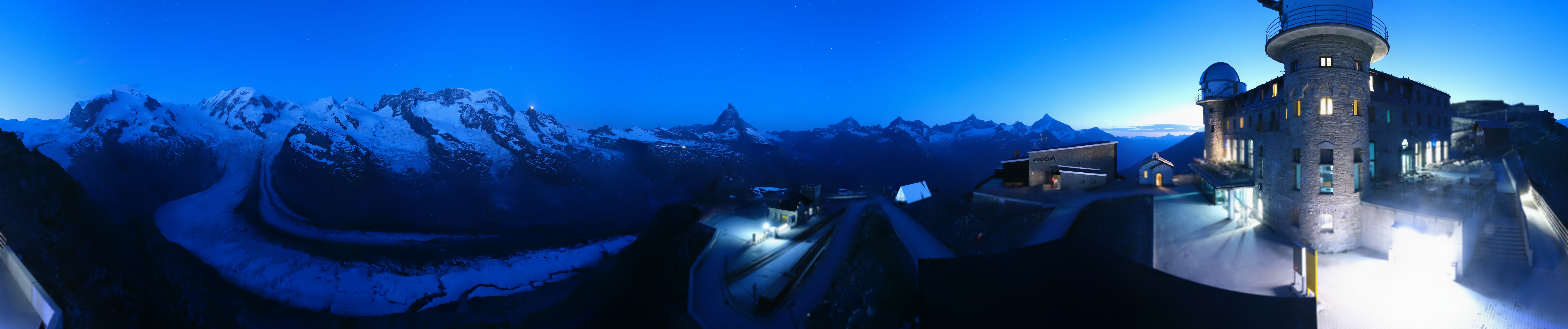 Archived image Webcam Gornergrat Kulm Zermatt