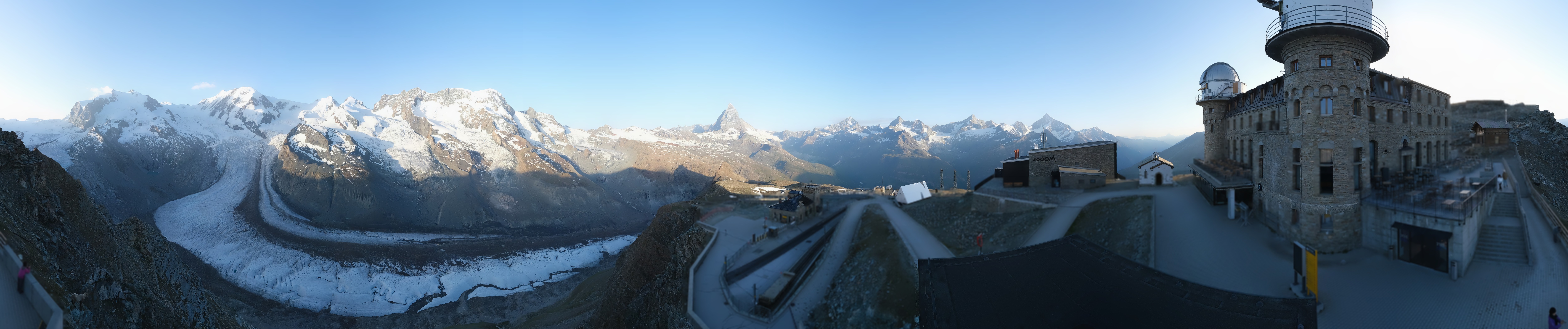 Archived image Webcam Gornergrat Kulm Zermatt
