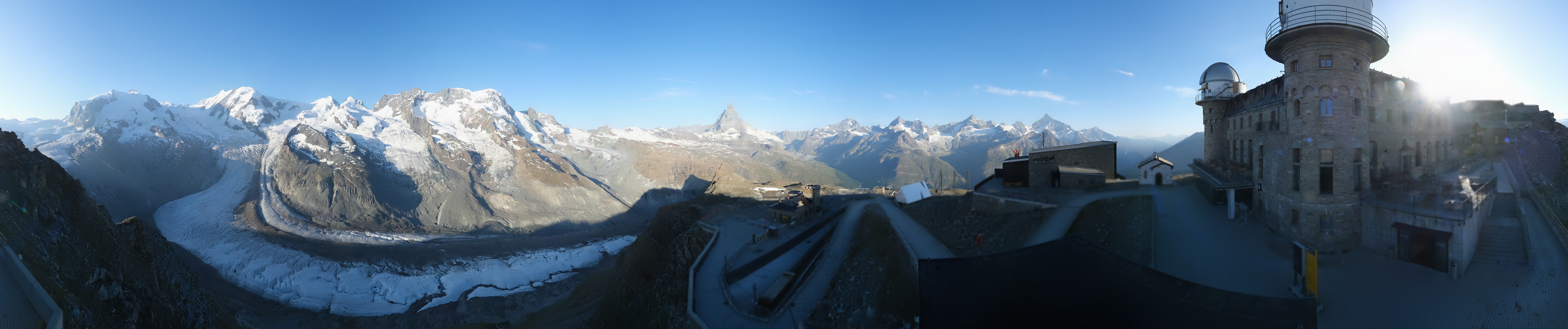 Archiv Foto Webcam Gornergrat Kulm Zermatt