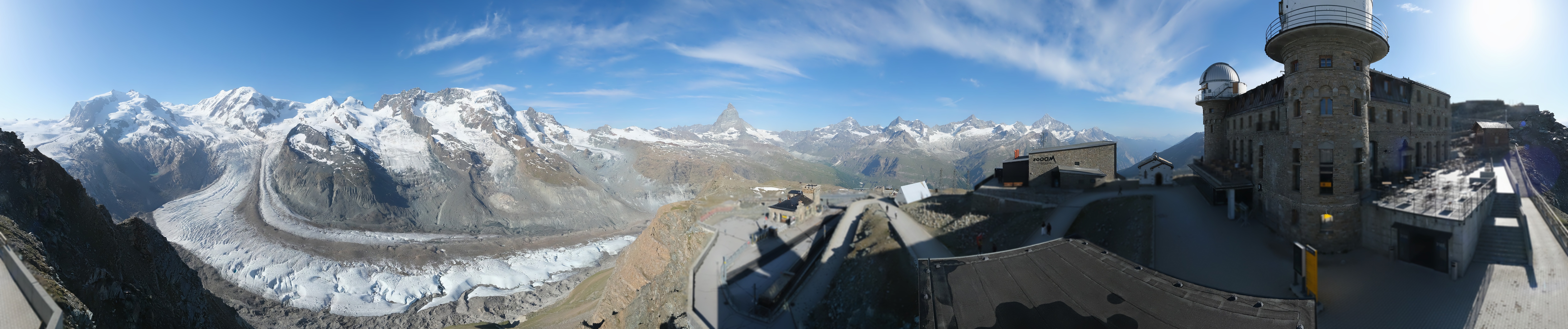 Archiv Foto Webcam Gornergrat Kulm Zermatt