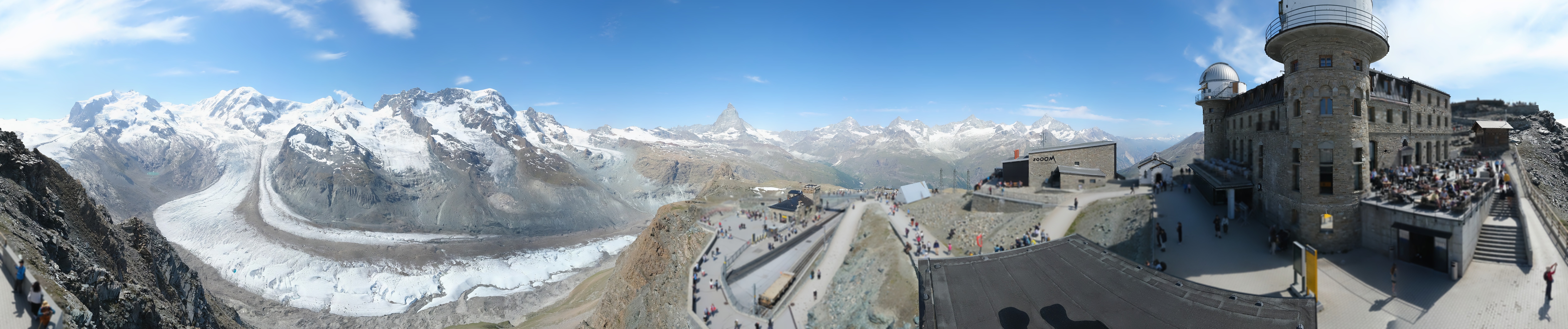 Archiv Foto Webcam Gornergrat Kulm Zermatt