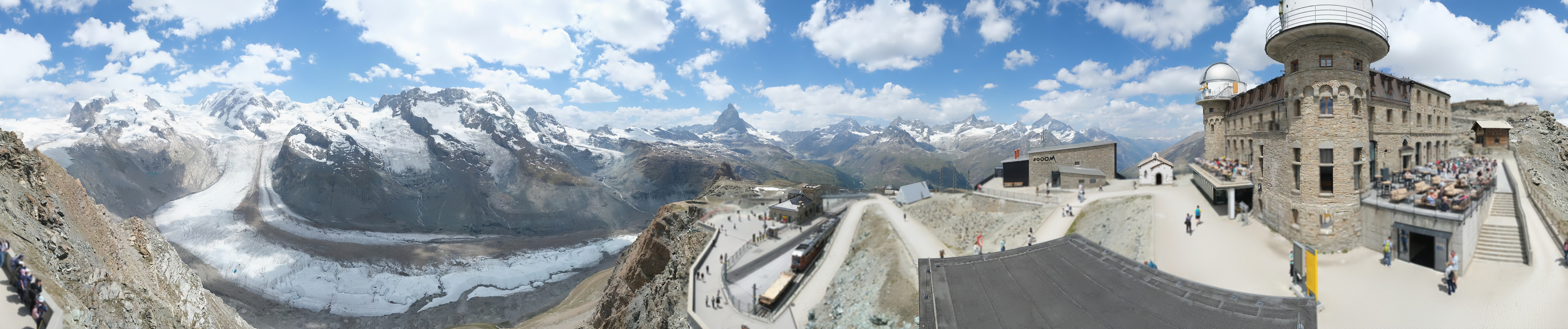 Archiv Foto Webcam Gornergrat Kulm Zermatt