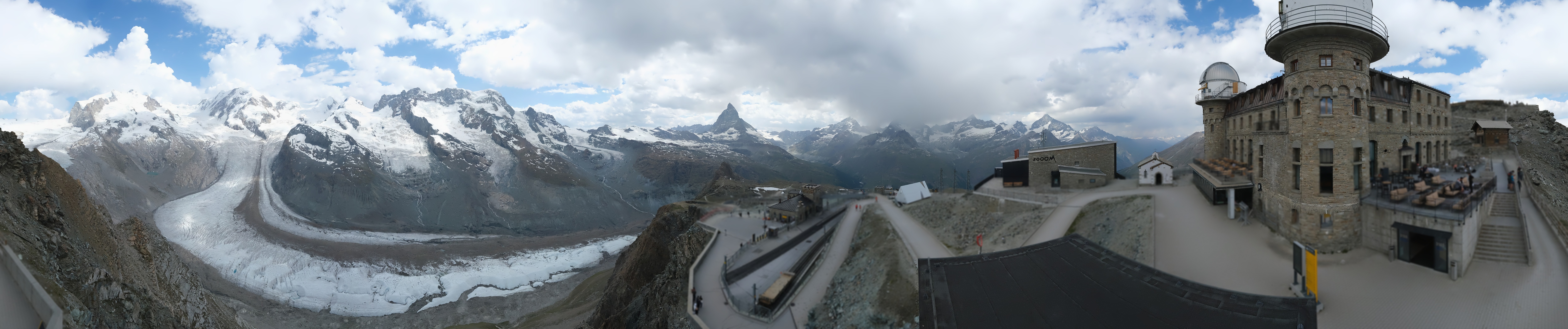 Archiv Foto Webcam Gornergrat Kulm Zermatt