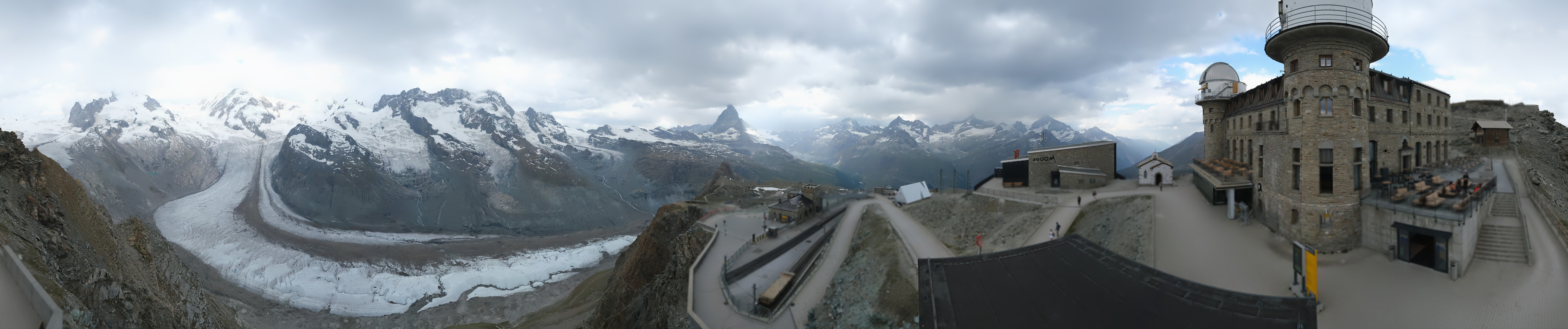 Archiv Foto Webcam Gornergrat Kulm Zermatt