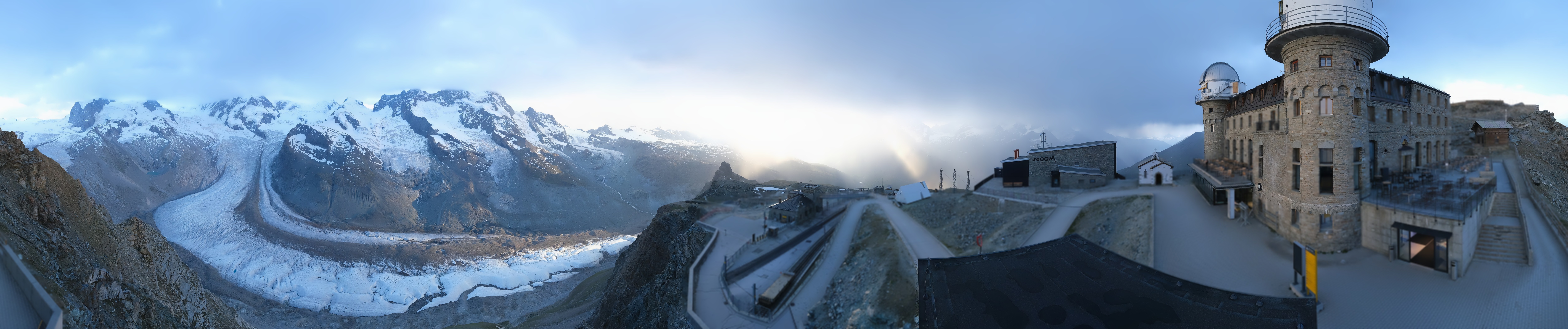 Archiv Foto Webcam Gornergrat Kulm Zermatt