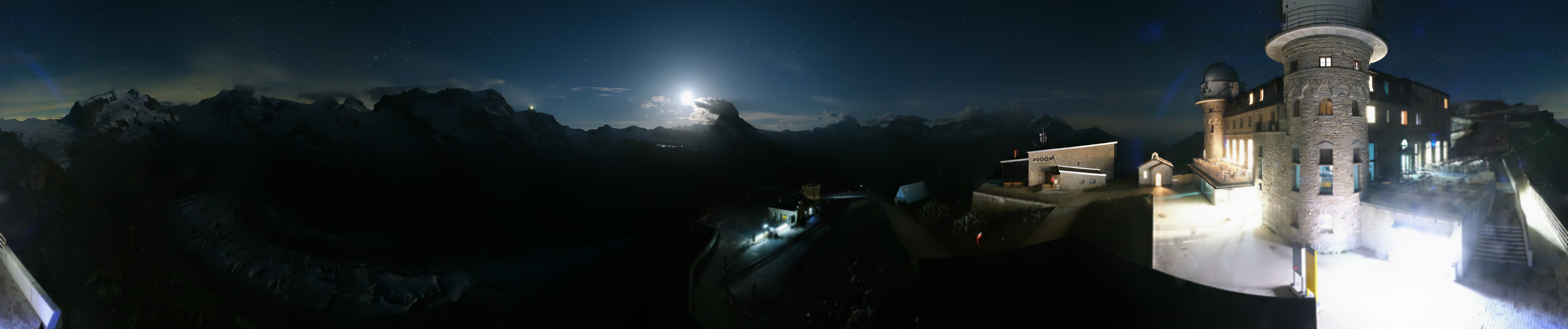 Archived image Webcam Gornergrat Kulm Zermatt