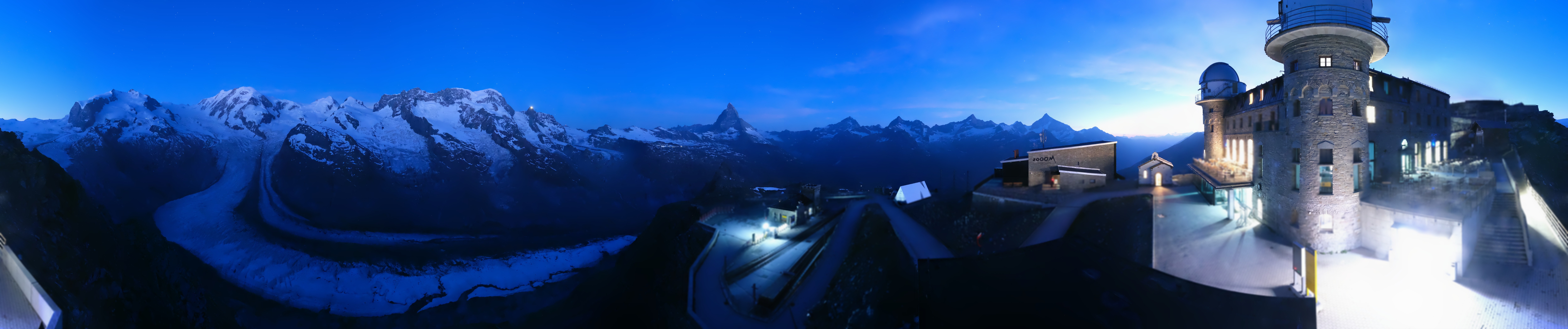 Archived image Webcam Gornergrat Kulm Zermatt