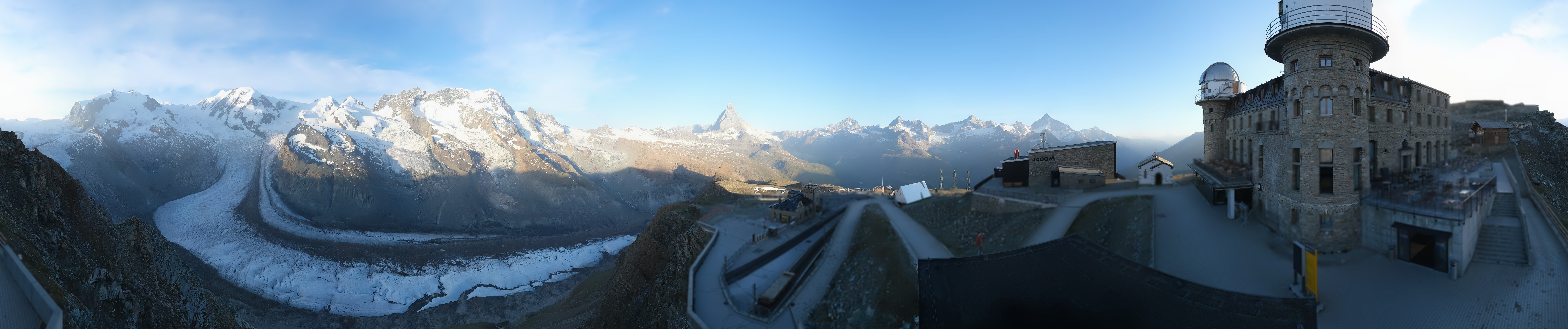 Archived image Webcam Gornergrat Kulm Zermatt
