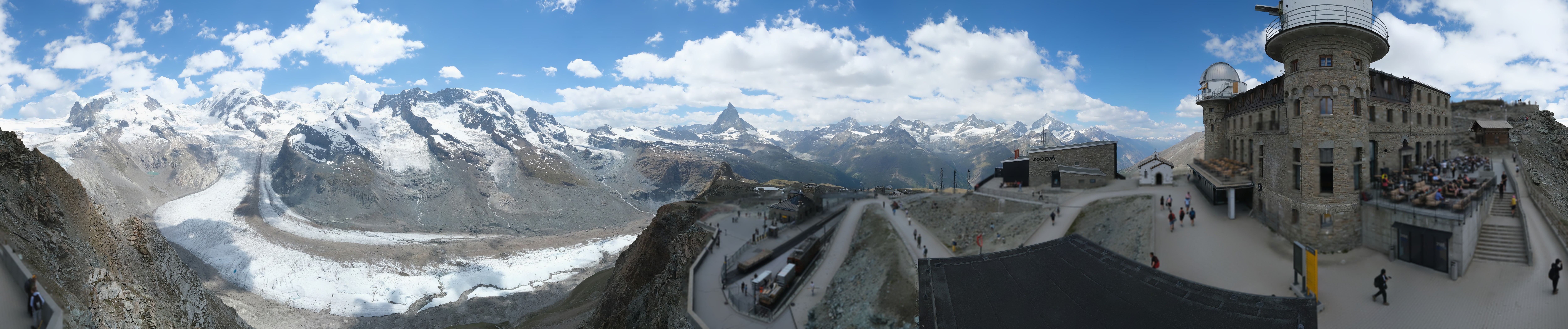 Archiv Foto Webcam Gornergrat Kulm Zermatt