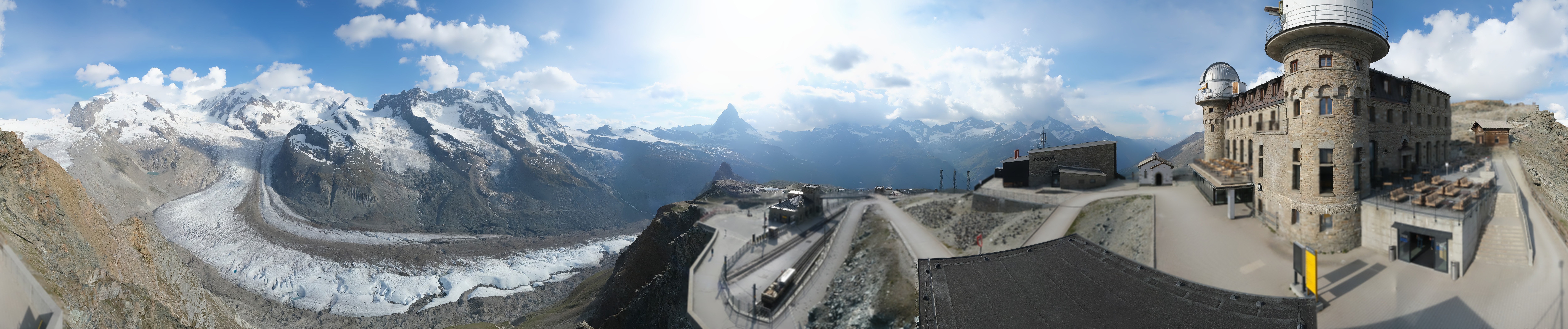 Archiv Foto Webcam Gornergrat Kulm Zermatt