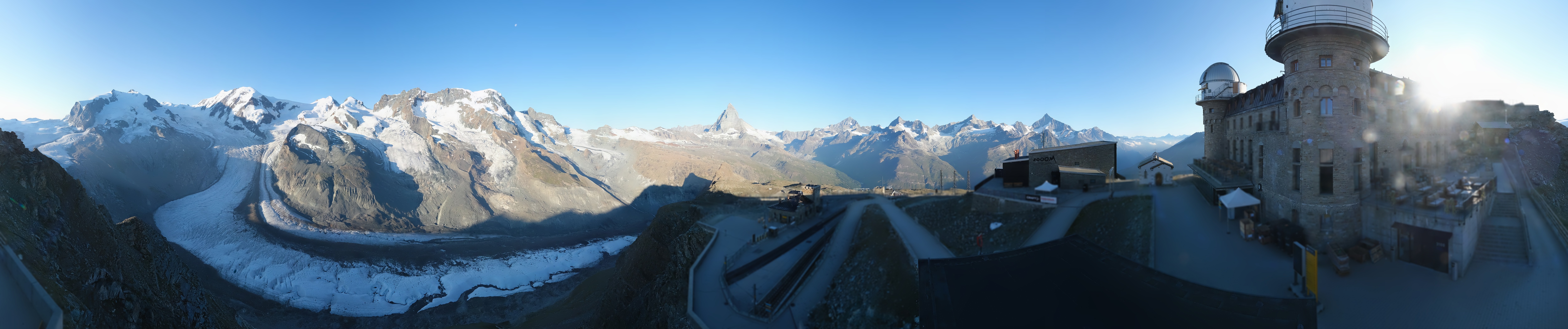 Archiv Foto Webcam Gornergrat Kulm Zermatt
