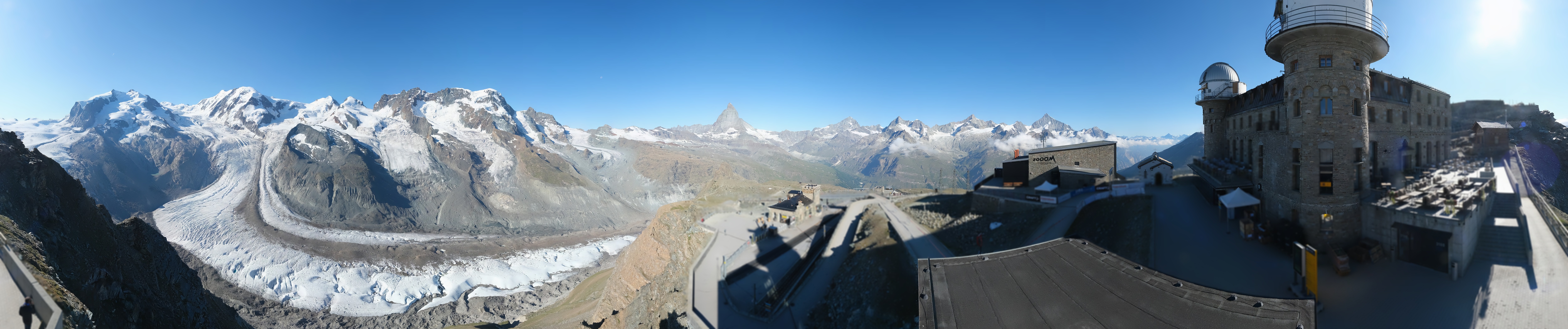 Archiv Foto Webcam Gornergrat Kulm Zermatt