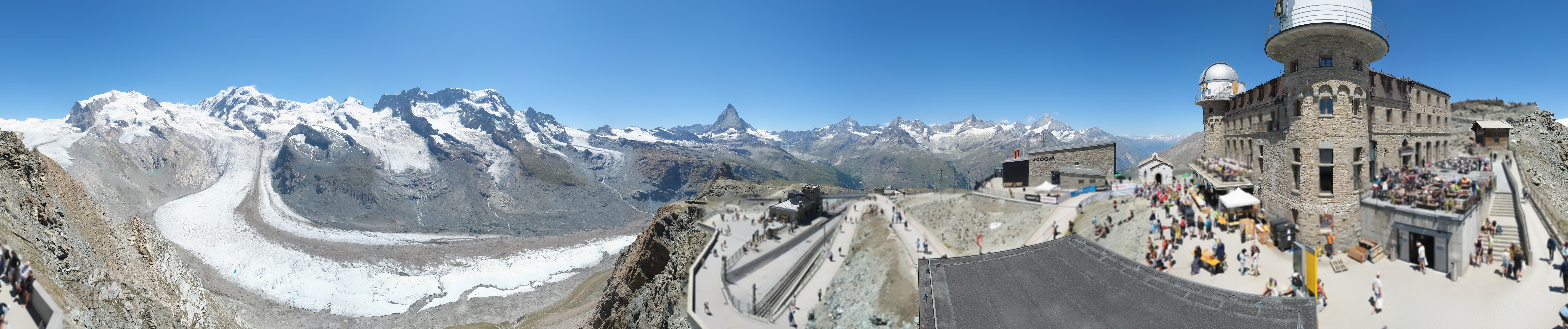 Archiv Foto Webcam Gornergrat Kulm Zermatt