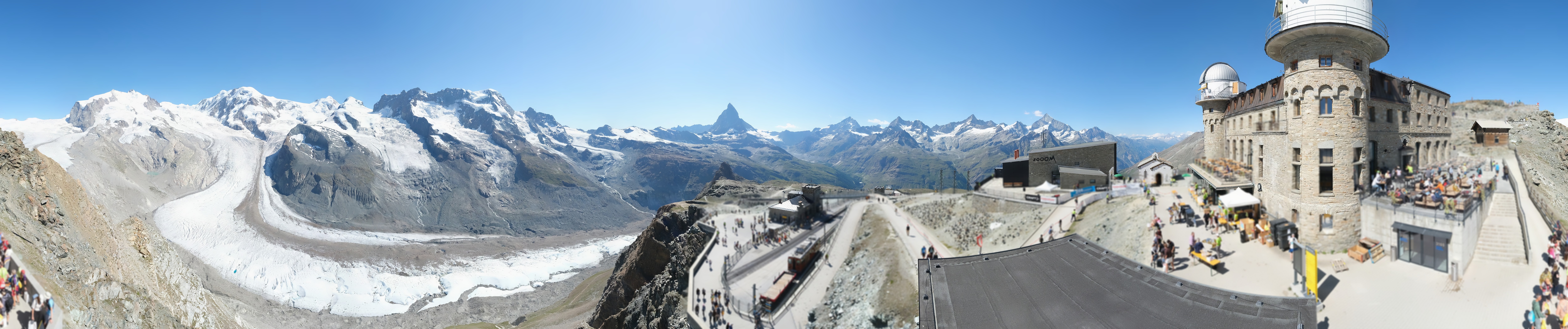 Archiv Foto Webcam Gornergrat Kulm Zermatt